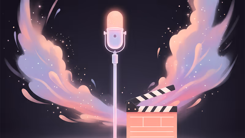 ラッパーRINOAの音楽と新たな活動を象徴するネオン背景のシルエット