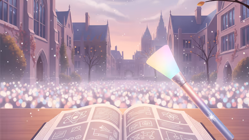 콜롬비아 대학교 전경과 올데이 프로젝트 애니의 활동 모습