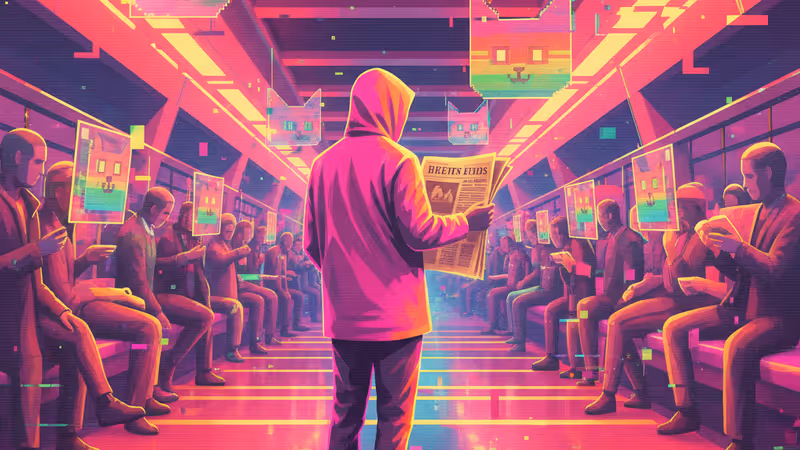 一名在現代繁忙街頭顯得迷茫的更生人男子