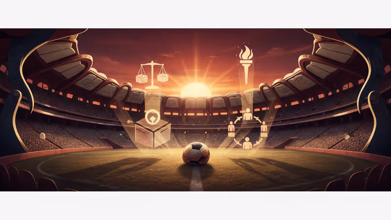 空蕩蕩的體育場草坪上放置著一件加彭國家隊球衣。