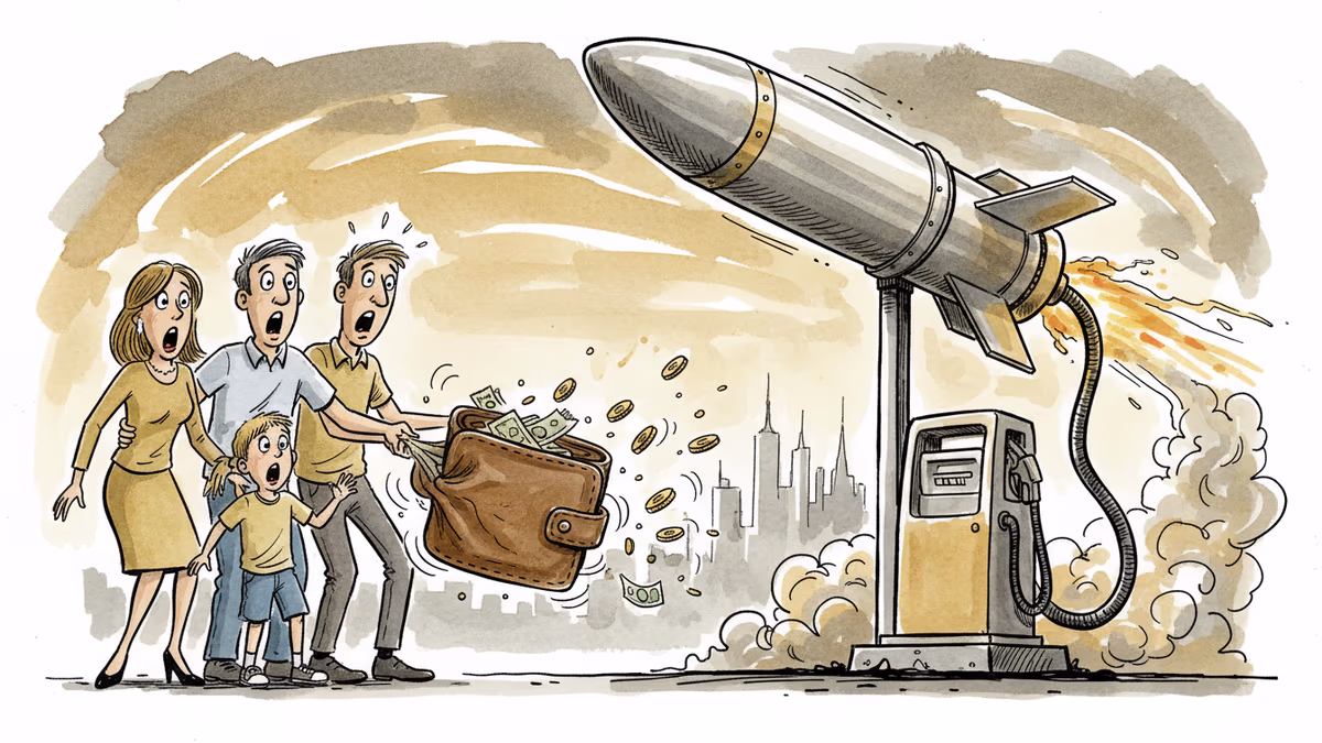 Gas Is Up 50 Cents. The Real Hit Hasn't Arrived Yet.