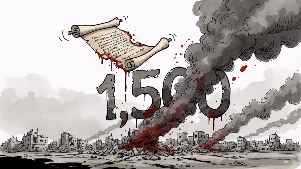 Gaza Ceasefire Violated 1,500 Times: What Paper Promises Really Mean