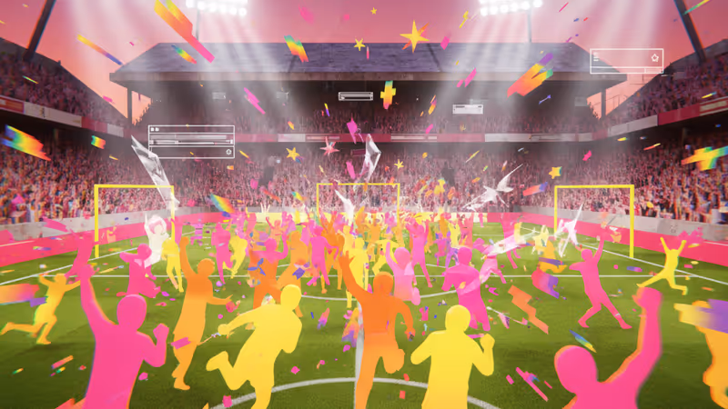 麥克斯菲爾德球迷在主場衝入草坪，慶祝擊敗水晶宮的歷史性時刻。