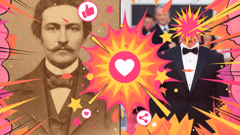 Comparison of historical figures and modern stars