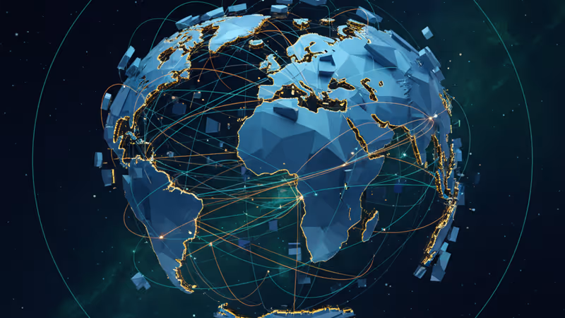 全球貿易版圖重塑與碎片化市場的視覺意象