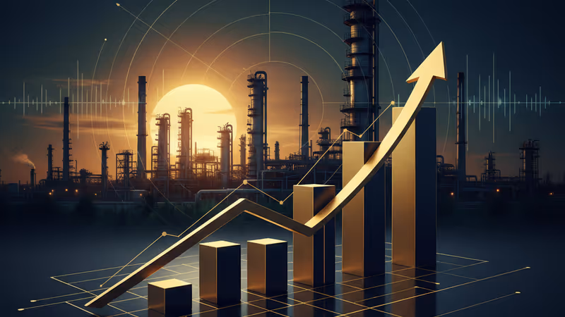嵐の海を航行するタンカーと紛争地域を示す地図
