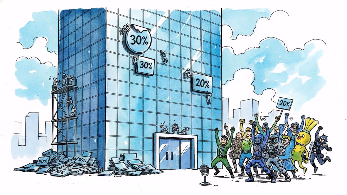 Google、手数料20%に削減でアプリストア戦争の新章へ