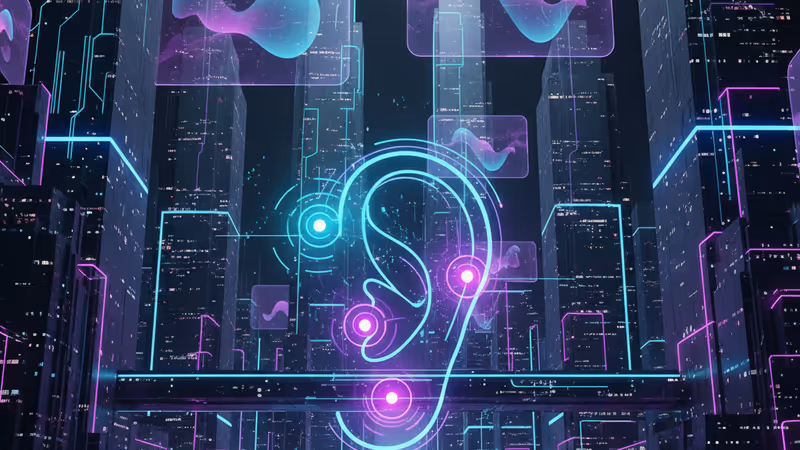 Conceptual visualization of emotional voice intelligence by Google DeepMind