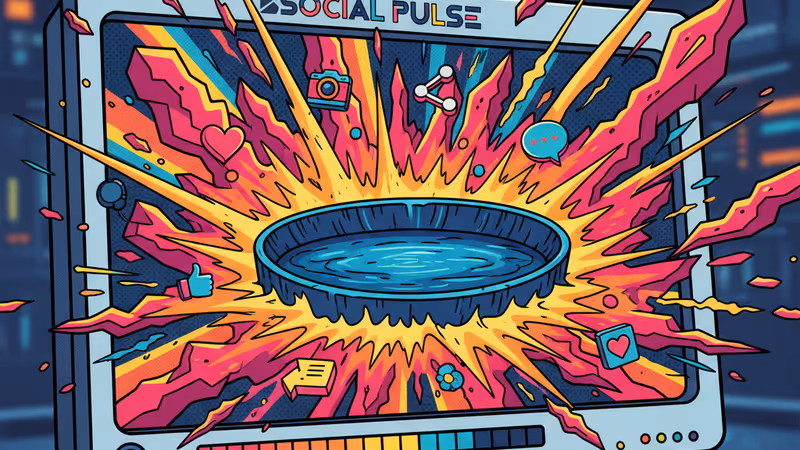 Google Earthに映し出された対称的な火山の地形