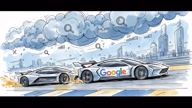 グーグル、AI競争で一転攻勢へ—OpenAIを追い抜く成長率