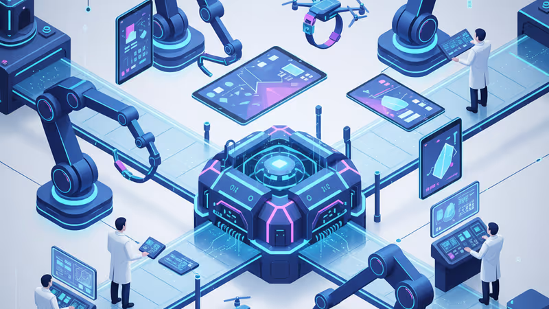 位於越南的高科技智慧型手機生產線細節