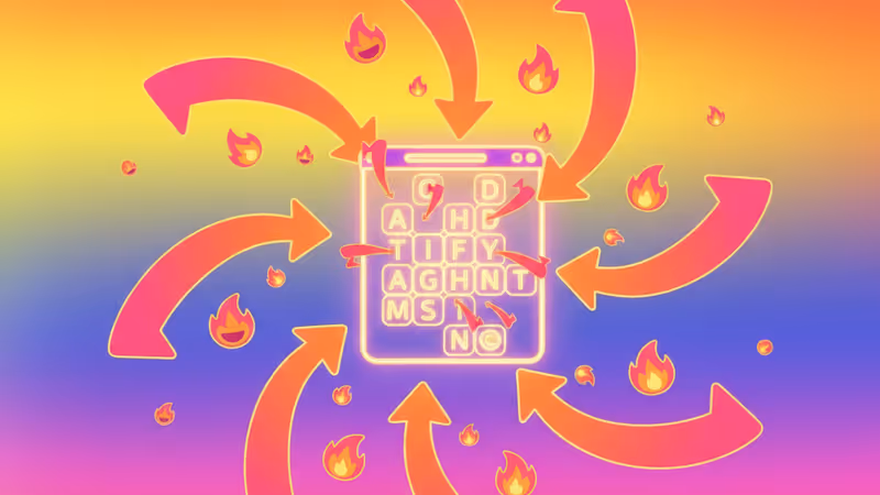 Digital puzzle grid for NYT Connections puzzle 955