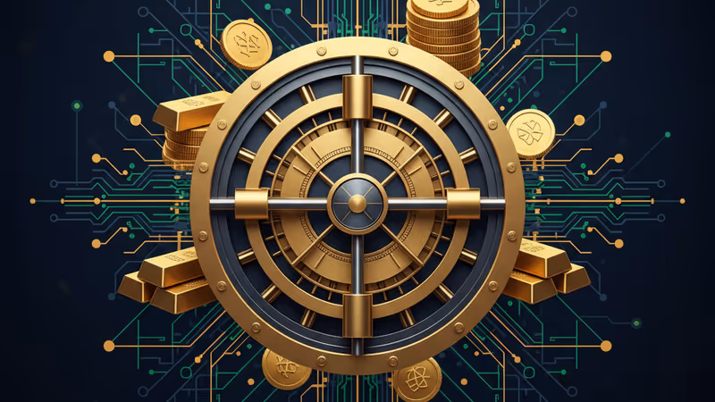 分散型AIネットワークを象徴する輝くデジタル回路のイメージ