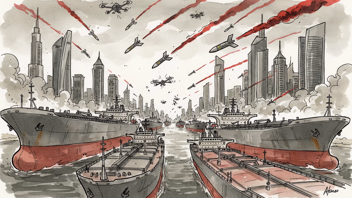 중동 전쟁 6일째, 이란 드론이 걸프국가들을 강타하다