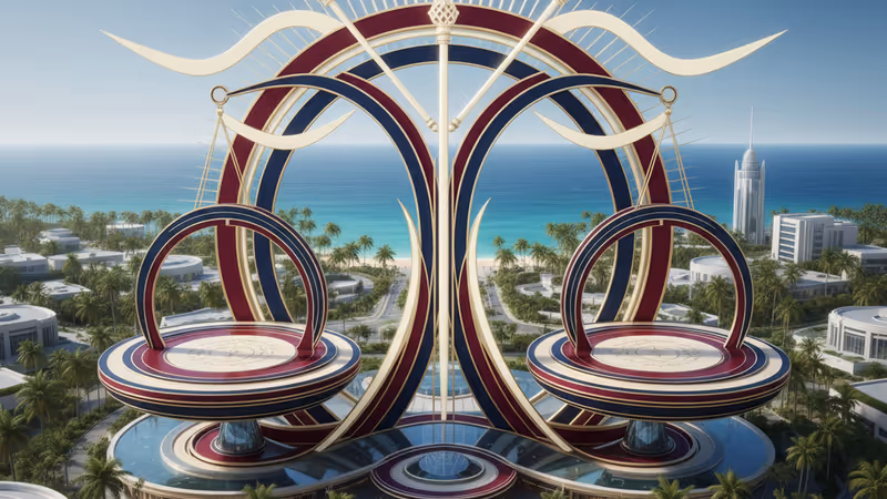 Futuristic duty-free shopping mall in Sanya, Hainan