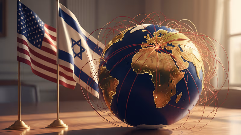 Trump and Netanyahu meeting at the Mar-a-Lago estate