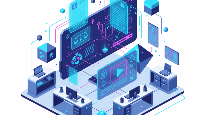 Harvey 法律 AI 正在處理複雜數據的界面與公司視覺