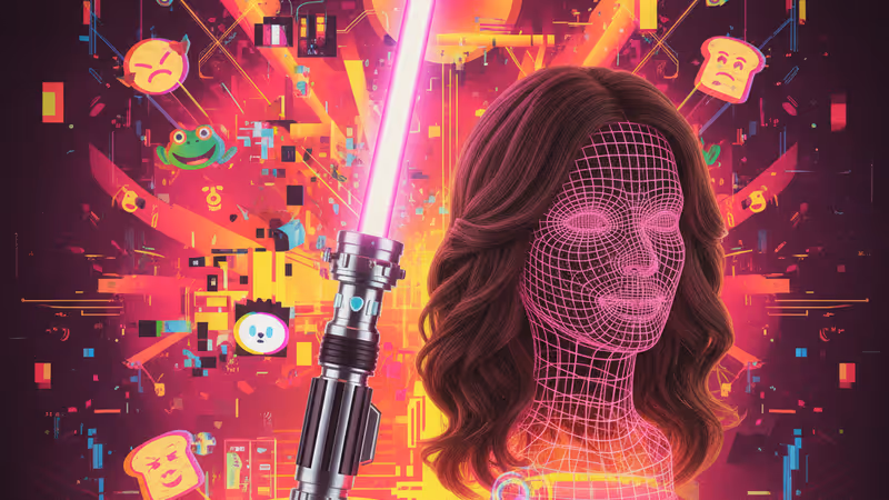 星際大戰道具光劍與假髮示意圖