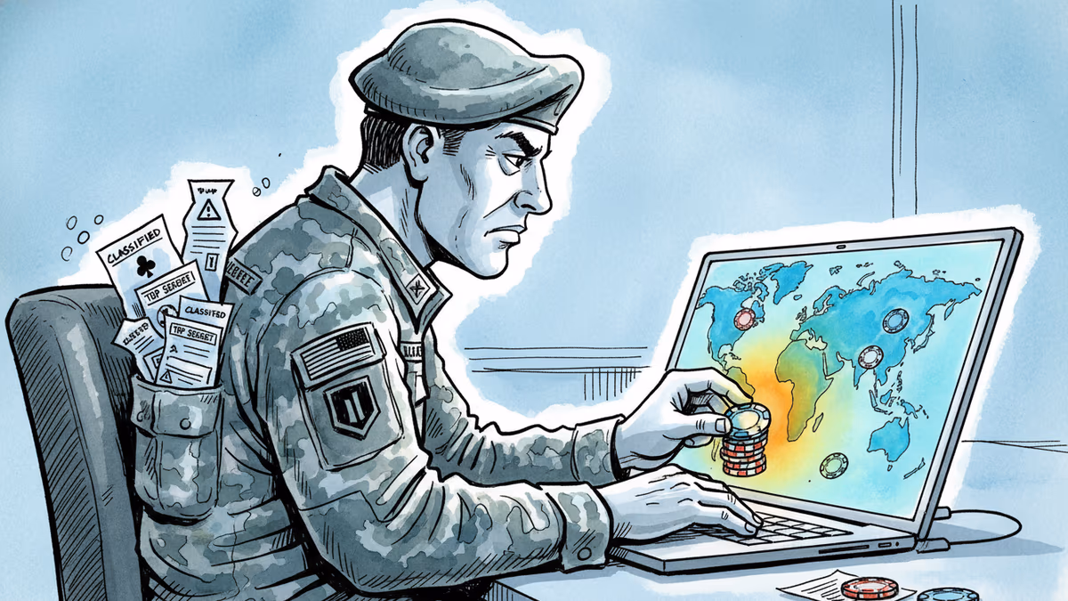 特殊部隊員が予測市場で40万ドル：機密情報と賭けの境界線