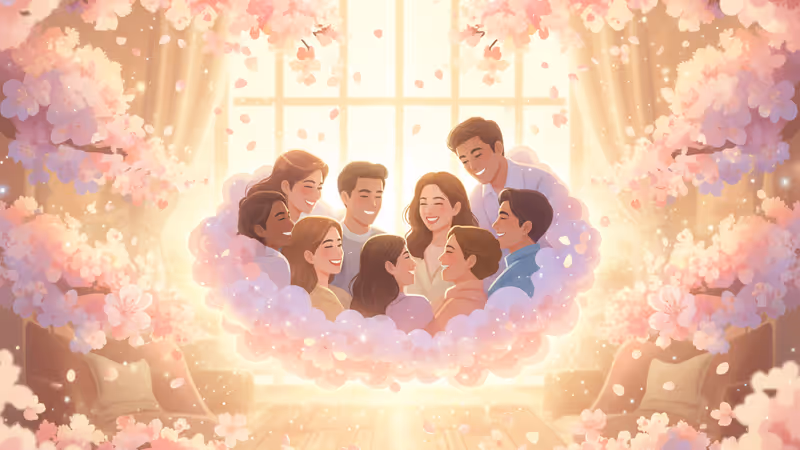 The main cast of Recipe for Love smiling in a new drama poster