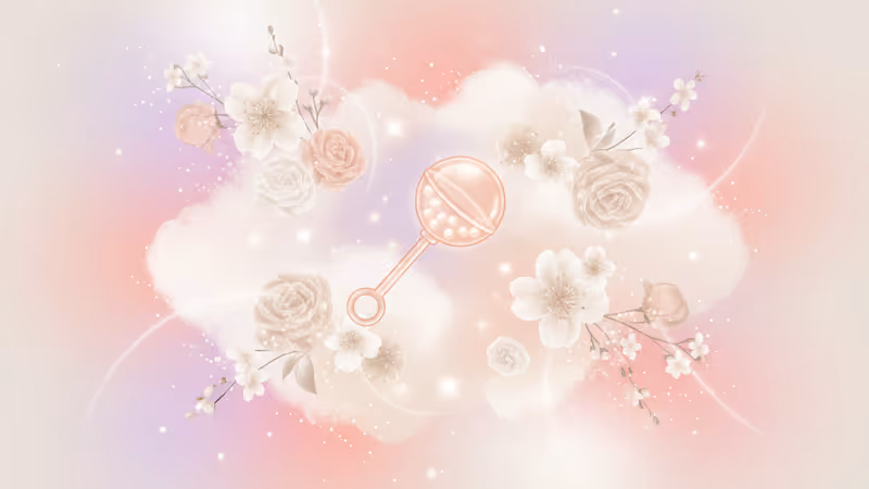 하트시그널 4 김지영의 결혼과 임신을 상징하는 따뜻하고 우아한 이미지