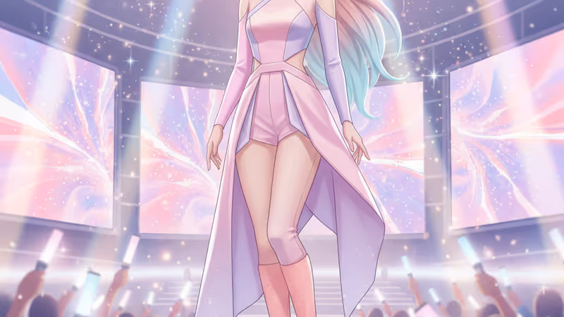 空港を歩くHearts2Heartsイアンの洗練された姿