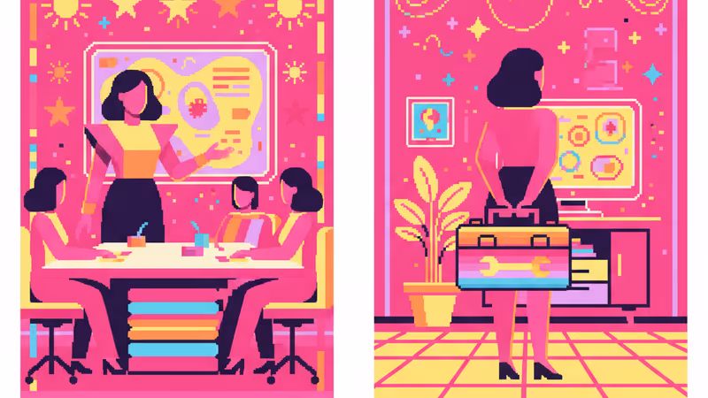 手持扳手、神情自信地在工作坊中的女性