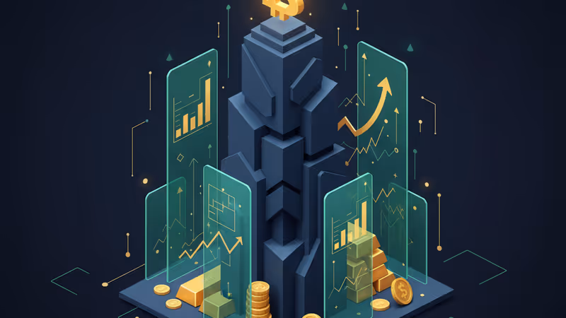 MicroStrategy logo next to a Bitcoin symbol on a trading screen
