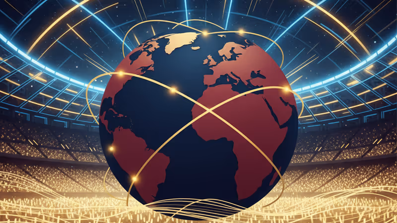 北京の国家体育場（鳥の巣）で開催されたeスポーツ大会の熱狂的な様子