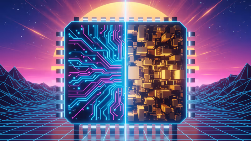 Conceptual 3D visual of DeepSeek Engram architecture