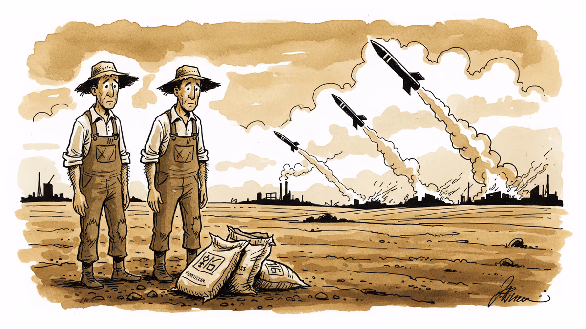 중동 전쟁이 미국 농민의 봄을 앗아가고 있다