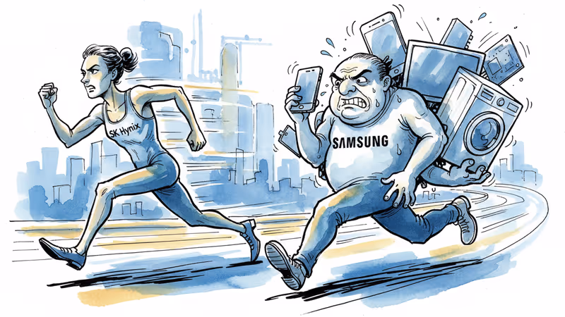 SK海力士首次在營業利潤上超越三星