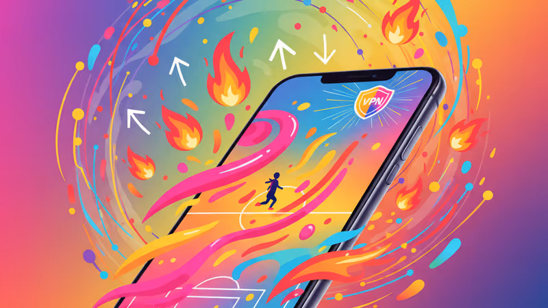 非洲國家盃賽事直播示意圖，足球場上空的數位連結點