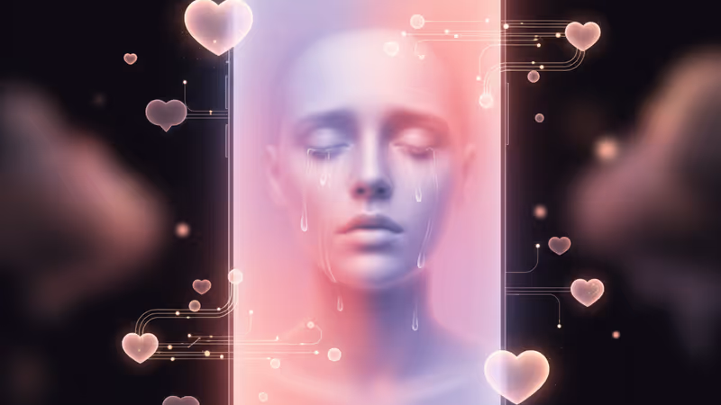 Huang Huiyi's emotional live stream on a phone screen