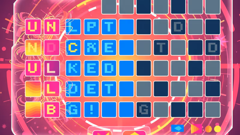 Hurdleパズルのヒントが表示されたスマートフォンの画面