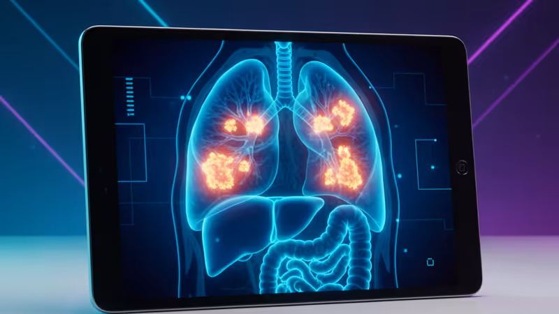 顯示肝臟與肺部受高毒性細菌感染的醫療插圖