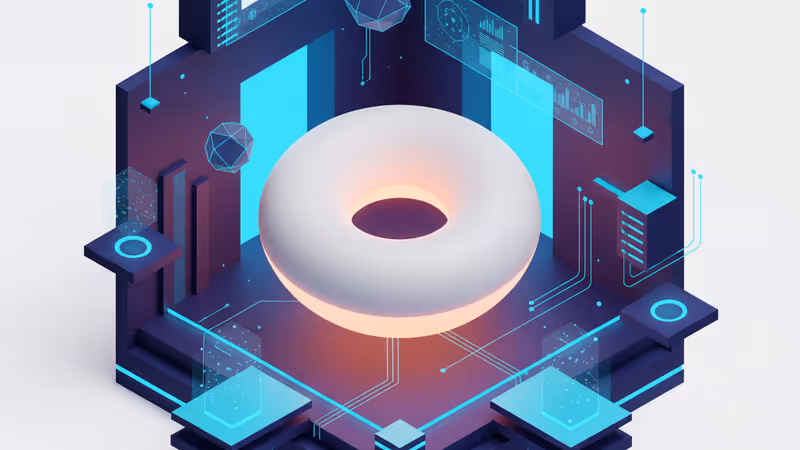 IKEAの新しいスマートドーナツランプが温かい光を放つ様子