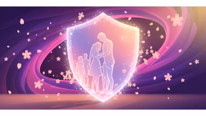 아일릿 멤버들의 안전과 권익 보호를 상징하는 방패 이미지
