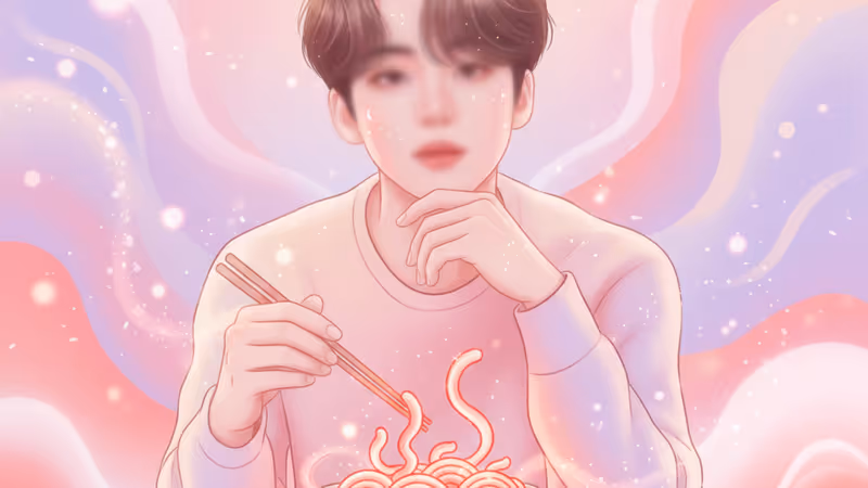 GHOST9 Prince speaking candidly during a spicy food challenge