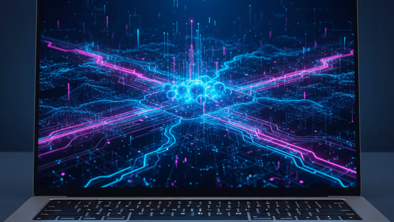 Imagiyo AI 이미지 생성기를 사용하는 디지털 작업 공간 전경