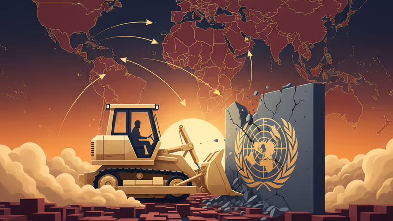 以色列當局出動推土機拆除東耶路撒冷 UNRWA 總部建物