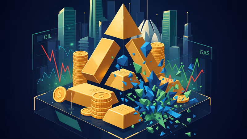 象徵產量與賠償金額平衡的數字概念圖