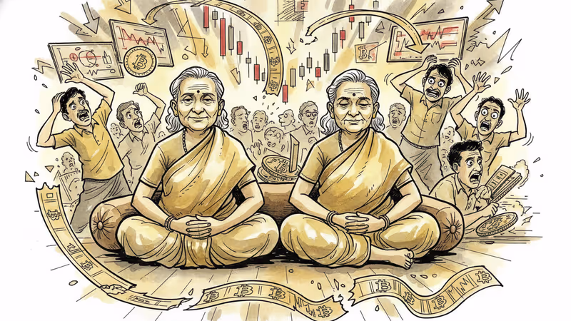 インド投資家が示すビットコイン下落時の新たな投資行動