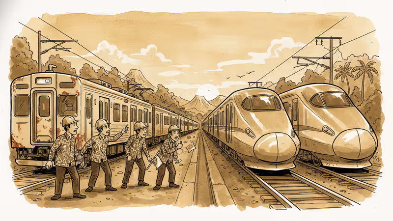 印尼淘汰日本二手列車，轉向中國與國產車廂