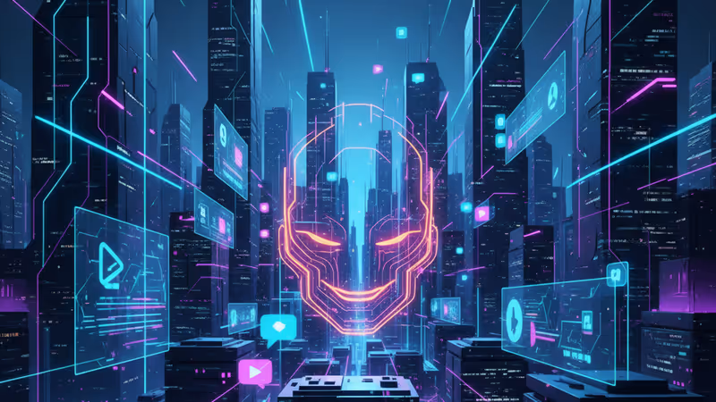 xAIのロゴとデジタル脳のイメージ図