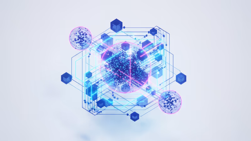 複雑なニューラルネットワークの光り輝く接続部分