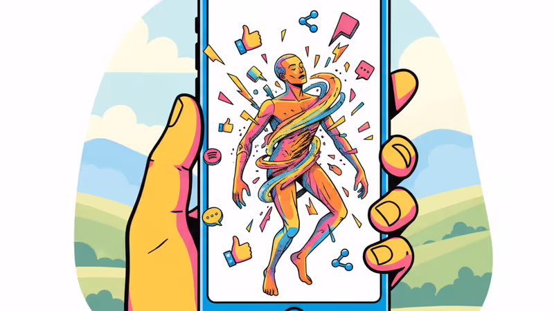 Smartphone screen showing a failed Photoshop edit on social media