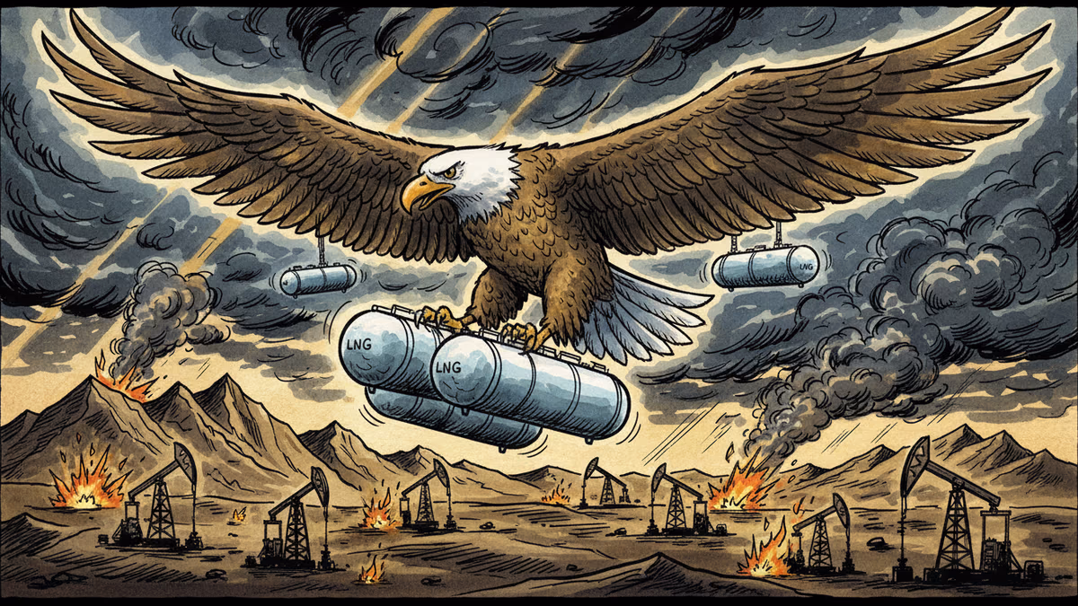 伊朗危機推高天然氣價格，美LNG企業搶搭順風車