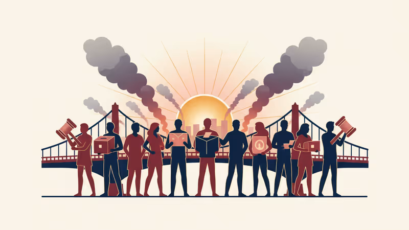 德黑蘭橋樑上抗議經濟危機的示威人群