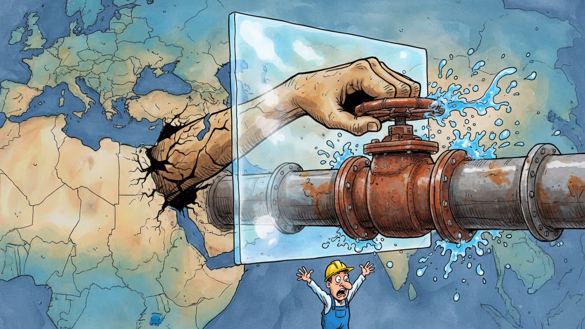 수도꼭지와 전력망이 전쟁터가 됐다